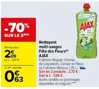 Carrefour Nettoyant multi-usages Fête des Fleurs offre