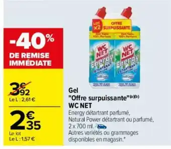 Carrefour Gel Offre surpuissante offre