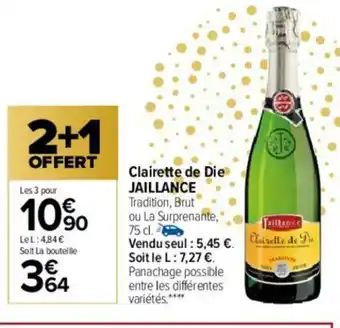 Carrefour Clairette de Die offre