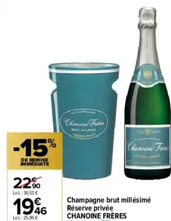 Carrefour Champagne Brut Millésimé offre