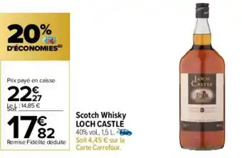 Carrefour Scotch Whisky offre