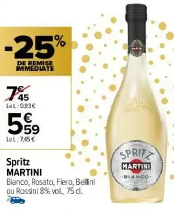 Carrefour Spritz Martini offre