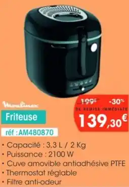 Pro&Cie FRITUSE Moulinex Friteuse offre