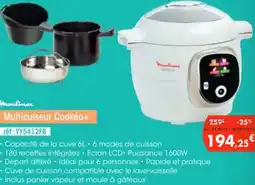 Pro&Cie MOULINEX Multicuiseur Cookeo+ offre