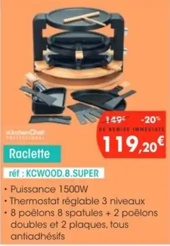 Pro&Cie Raclette offre