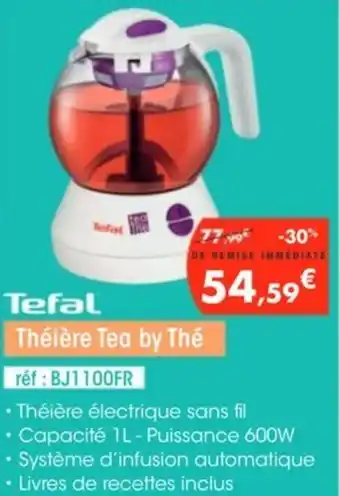 Pro&Cie TEFAL Théière Tea by Thé offre