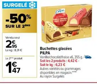 Carrefour Buchettes Glacées offre