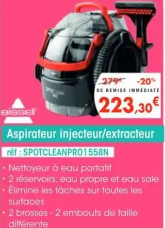 Pro&Cie Aspirateur injecteur/extracteur offre