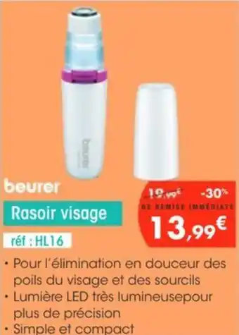 Pro&Cie BEURER Rasoir visage offre