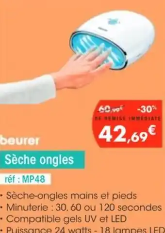 Pro&Cie BEURER Sèche ongles offre