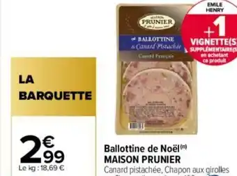 Ballotine de Noël