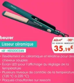 Pro&Cie BEURER Lisseur céramique offre