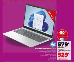 Super U HP Ordinateur portable 15,6" offre