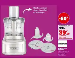 Super U CUISINART Robot easy pep pro offre