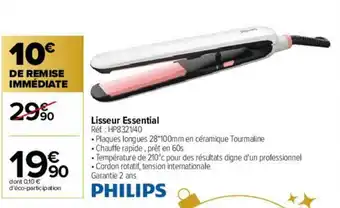 Carrefour Lisseur Essential offre