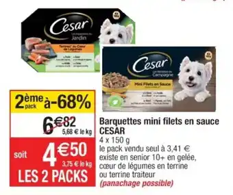 Barquettes mini filets en sauce