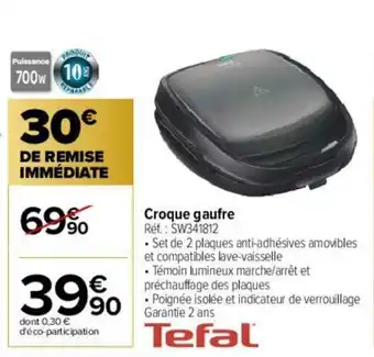 Carrefour Croque Gaufre offre