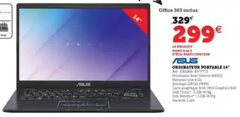 Super U Ordinateur Portable 14 offre
