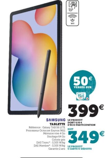 Super U Tablette offre