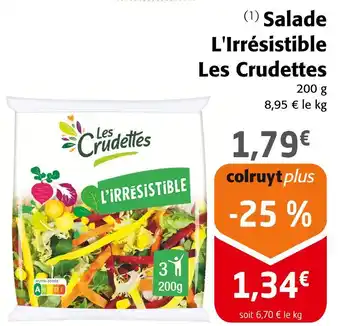 Colruyt Les Crudettes Salade L'Irresistible offre