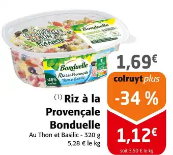 Colruyt Bonduelle Riz à la Provençale offre