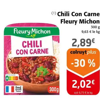 Colruyt Fleury Michon Chili Con Carne offre