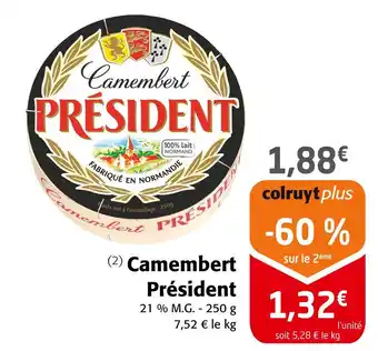 Colruyt Président Camembert offre