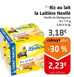 Colruyt Nestlé Riz au lait offre