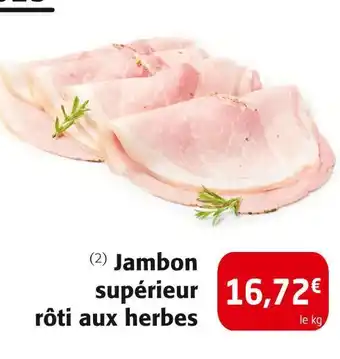 Colruyt Jambon supérieur rôti aux herbes offre