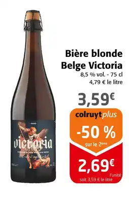 Colruyt Victoria Bière blonde Belge offre