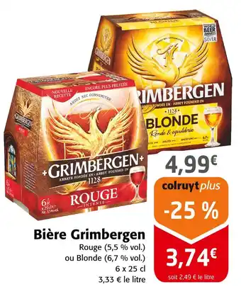 Colruyt Grimbergen Bière offre