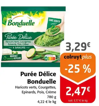 Colruyt Bonduelle Purée Délice offre