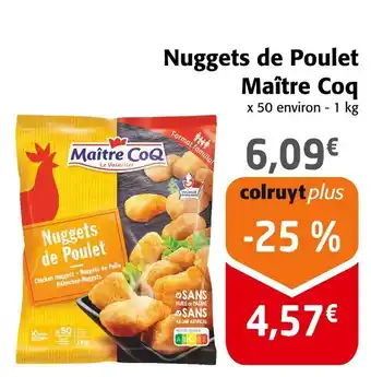 Colruyt Maître Coq Nuggets de Poulet offre