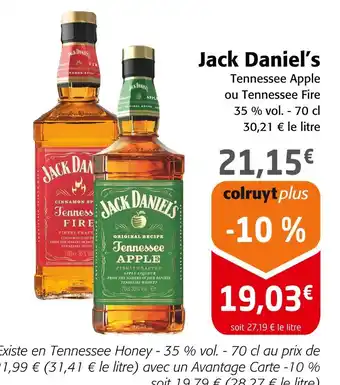 Colruyt Jack Daniel’s offre