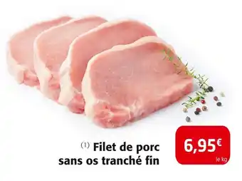 Colruyt Filet de porc sans os tranché fin offre