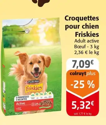 Colruyt Purina Croquettes pour chien Friskies offre