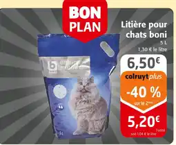 Colruyt boni Litière pour chats offre