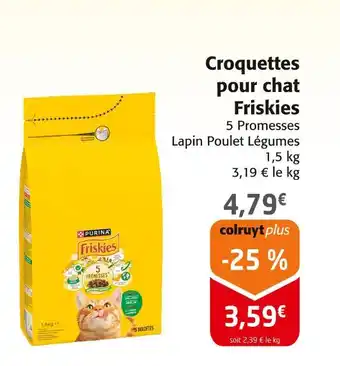 Colruyt Friskies Croquettes pour chat offre