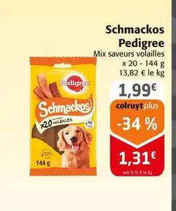 Colruyt Pedigree Schmackos offre