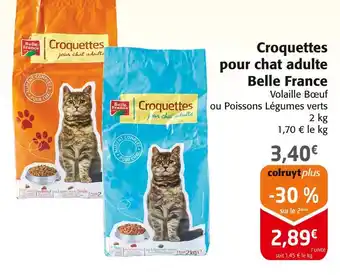 Colruyt Belle France Croquettes pour chat adulte offre