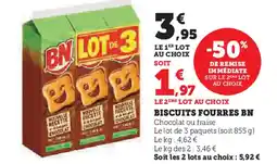 Super U BN Biscuits fourres offre