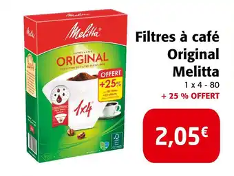 Colruyt Melitta Filtres à café Original offre