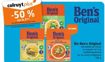 Colruyt Ben's Original Riz offre