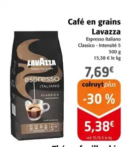 Colruyt Lavazza Café en grains offre