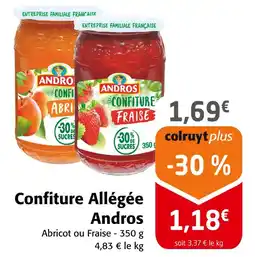 Colruyt Andros Confiture Allégée offre