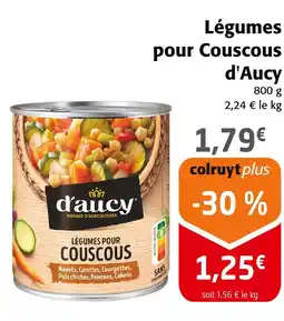 Colruyt d'Aucy Légumes pour Couscous offre