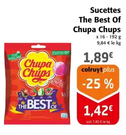 Colruyt Chupa Chups Sucettes offre