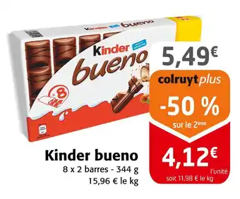 Colruyt Kinder bueno offre