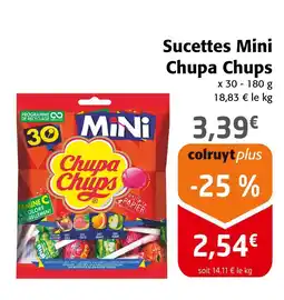 Colruyt Chupa Chups Sucettes Mini offre