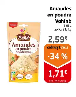 Colruyt Vahiné Amandes en poudre offre